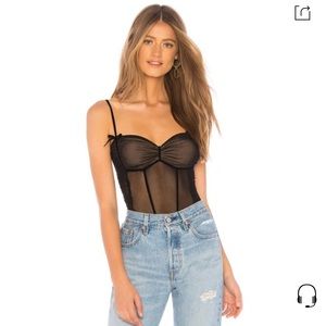 Majorelle Robin Bodysuit in Black